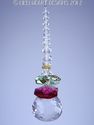 m/w Swarovski Crystal Christmas Angel and Gold Hal