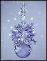 m/w All Swarovski Crystal Violet Ball Pineapple Su