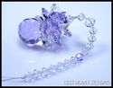 m/w All Swarovski Crystal Violet Ball Pineapple Su