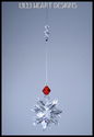 m/w Swarovski Crystal Clear Sunburst Sun Catcher +