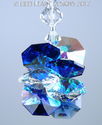 m/w Swarovski Crystal Aurora + Cobalt Blue Star Su