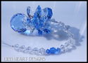 m/w Swarovski Sapphire Ball  Pineapple Sun Catcher