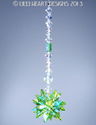 m/w Swarovski Crystal Limited Ed AB Peridot Sun Ca