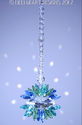 m/w Swarovski Crystal HUGE Dbl Ocean Colors LOTUS 