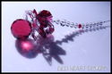 m/w Swarovski Bordealux Red Pineapple Feng Shui Su