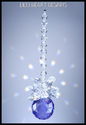 m/w Swarovski Crystal 20mm Ball Purple Pineapple S