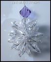 m/w Swarovski Crystal Clear Sunburst Sun Catcher V