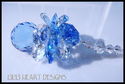 m/w Swarovski Sapphire Ball  Pineapple Sun Catcher