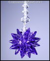 m/w Swarovski Crystal Blue Violet Purple Star Sun 
