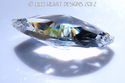 m/w Swarovski 50mm Clear Cats Eye Double Chakra Su