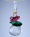m/w Swarovski Crystal Ball Christmas Angel w/ Halo
