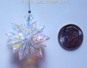 m/w Swarovski Crystal AURORA Tiny Car Charm Star S