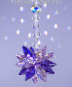 m/w Swarovski Crystal Purple and AB Pink Star Sun 