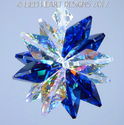 m/w Swarovski Crystal Aurora + Cobalt Blue Star Su