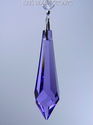 m/w Swarovski Purple + Clear Star Long Pendulum  S