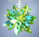 m/w Swarovski Crystal Limited Ed AB Peridot Sun Ca