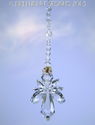 m/w Swarovski Rare Large Quad Winged CLEAR Angel 