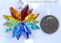 m/w Swarovski Crystal SunCatcher Chakra Rainbow Cl