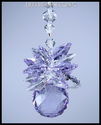 m/w All Swarovski Crystal Violet Ball Pineapple Su