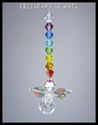 m/w Swarovski Crystal AB Angel Chakra Colors Sun C