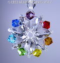 m/w Swarovski Crystal Mini Chakra Clear Mandala St