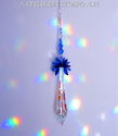 m/w Swarovski Icicle 100mm LONGEST AB Cobalt Blue 