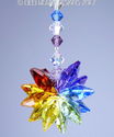 m/w Swarovski Crystal Rainbow Star Beaded Strand S