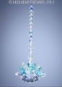 m/w Swarovski Crystal Aqua and AB LOTUS BLOSSOM Su