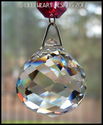 m/w Swarovski Crystal 30mm Ball Sun Catcher Chakra
