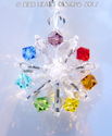 m/w Swarovski Crystal Mini Chakra Clear Mandala St