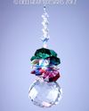 m/w Swarovski 30mm Christmas Pineapple Suncatcher 