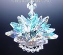 m/w Swarovski Crystal Aqua and AB LOTUS BLOSSOM Su