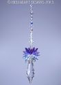 m/w Swarovski Icicle Rare AB Purples Top PENDULUM 