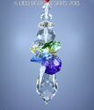  m/w Swarovski Crystal Quad Rainbow Winged Angel S