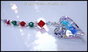 Swarovsk AURORA 27mm Christmas Colors WILD HEART S