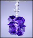 m/w Swarovski Crystal Blue Violet Purple Star Sun 