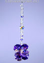 m/w Swarovski Crystal Purple and AB Pink Star Sun 