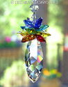 m/w Swarovski 50mm Spiral 7 Healing Chakra Colors 