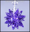 m/w Swarovski Crystal Blue Violet Purple Star Sun 