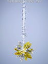 m/w Swarovski Crystal Lt Topaz And Clear Sunburst 