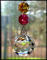 m/w Swarovski Crystal 30mm Ball Sun Catcher Chakra