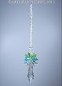 m/w Swarovski Icicle Rare AB Aqua Green PENDULUM S