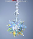 m/w Swarovski Crystal AB Star Double Chakra Stack 