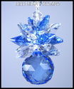 m/w Swarovski Sapphire Ball  Pineapple Sun Catcher