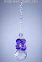 m/w SwarovskI Crystal Purple Violet Pineapple Sun 