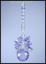 m/w All Swarovski Crystal Violet Ball Pineapple Su