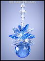m/w Swarovski Sapphire Ball  Pineapple Sun Catcher