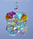 m/w Swarovski HUGE Aurora Beaded Strand AB Star Su