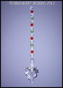 Swarovsk Crystal Christmas Colors 27mm WILD HEART 