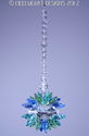 m/w Swarovski Crystal HUGE Dbl Ocean Colors LOTUS 